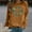 Coffee, variant on Tetras Womens Tops Dressy Casual Fall,Women's Round Neck Fashion Casual Long Sleeve Christmas Print Sweatshirt,Tops Blousese