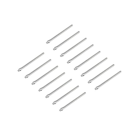 

Uxcell 15 Pack 15mm Watch Band Link Cotter Pin Stainless Steel 0.9mm Dia. Silver Tone
