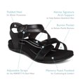 thumbnail image 6 of Aetrex Women's Jess Adjustable Quarter Strap Memory Foam Sandals for Women, 6 of 9