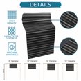 thumbnail image 6 of Black Striped Cotton Linen Rectangle Table Runners 13"x90", Farmhouse Stripes Modern Vintage Coffee Table Runner Dresser Scarves Luxury Table Runners for Wedding Party Banquet Dinner Decor, 6 of 8