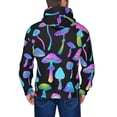 thumbnail image 5 of Men's Hoodies Hooded Casual Full Zip Sweatshirts 3D, Magic Mushrooms Psychedelic, 5 of 5