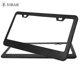 thumbnail image 1 of 1PC US Ca 1X Stainless Steel Car Truck License Number Plate Frame+Screw CapSV He Qiyong unisex, 1 of 1
