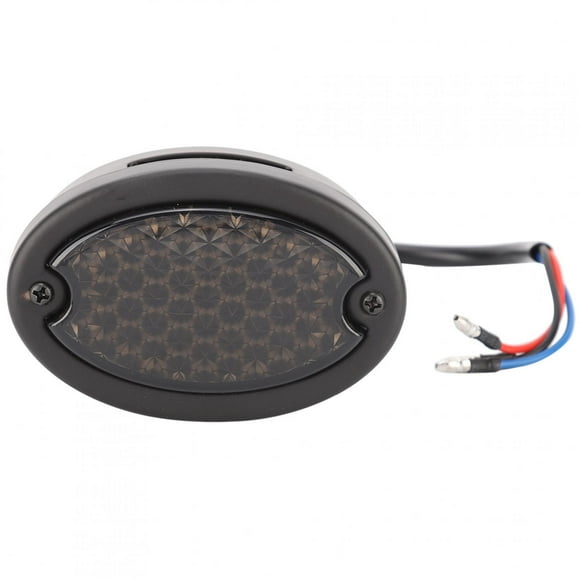 MAYUJIAA Motorcycle Retro LED Rear Tail Light Indicator Stop Brake License Plate Lamp Smoked Lens QM321-53054