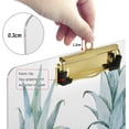 thumbnail image 4 of FMSHPON Pineapple Clipboard Hardboard Wood Nursing Clip Board and Pull for Standard A4 Letter 13x9 inches, 4 of 7
