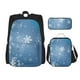 thumbnail image 1 of Fotbe Snowflakes1 Set Escolar 3 en 1 para Niños - Mochila Duradera con Lonchera Aislante y Estuche para Lápices - Mochila Escolar para Niños y Niñas, 1 of 7