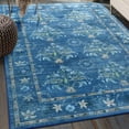 thumbnail image 4 of Ultrug Vintage Rugs Floral Printed Area Rug Soft Carpet for Living Room Bedroom Home Decor,6'x9',Light Blue, 4 of 7