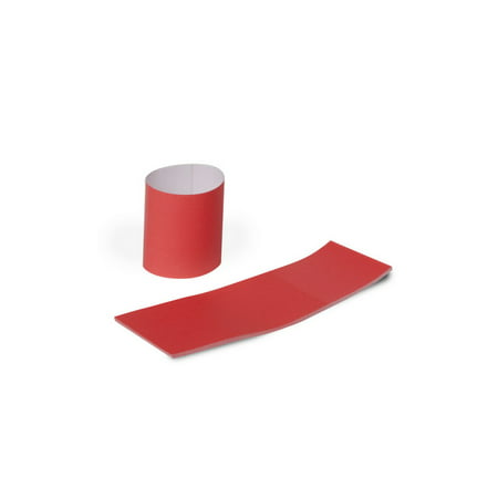 Royal Red Napkin Bands with Self-Sealing Glue and Bond Paper Construction, Case of