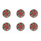 thumbnail image 3 of 6 piezas de adornos de caramelos navideños de acrílico falsos, adornos de caramelos decorativos rojos y blancos, guirnalda colgante para árbol de Navidad, 3 of 5