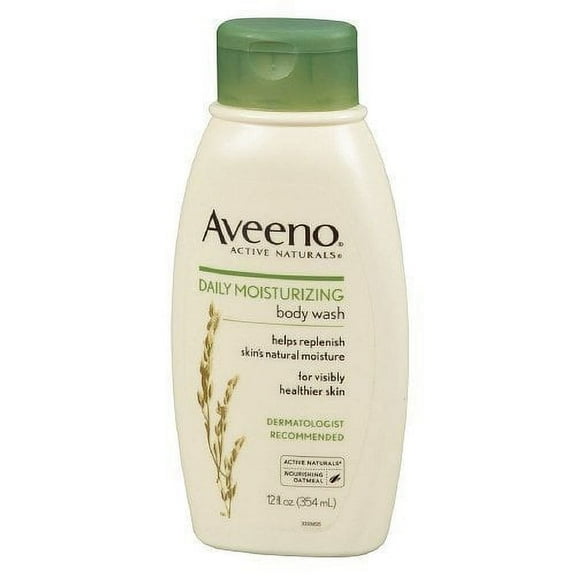 Aveeno Active Naturals Daily Moisturizing Body Wash Lightly Scented, 12 oz