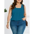 thumbnail image 3 of Oryer Womens Plus Size Tank Tops Sleeveless Tunic Blouses Loose Fit Tops, 3 of 6