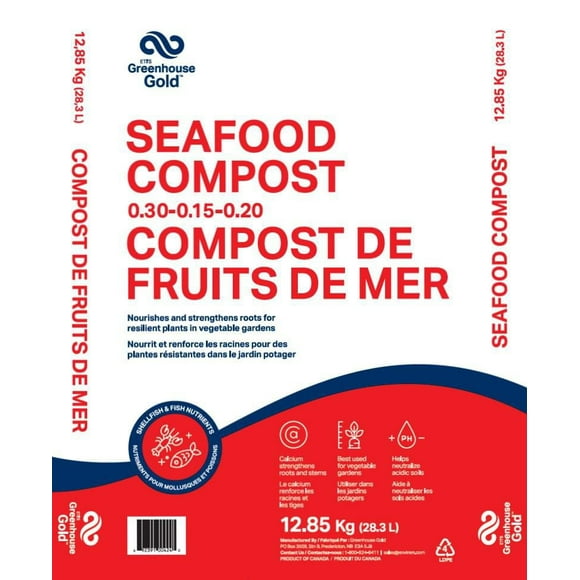 Greenhouse Gold Seafood Compost 12.85 Kg (28.3 L)