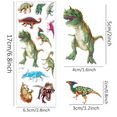 thumbnail image 2 of Dianosaur Stickers for Kids, JANYUN 14 Different Sheets 200+ Counts 3D Puffy Stickers Craft Scrapbooking for Children Dinosaur Lovers for Stationery, Luggage, Teaching Rewards, 2 of 7
