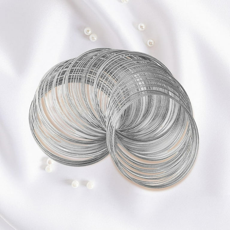 Memory Wire Jewelry Wire Stainless Steel 100 Loops Thin