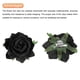 thumbnail image 4 of Uxcell 5 Pcs Clips de Pelo de Flor de Rosa de 4 Pulgadas, Pines de Flor, Broche de Flor para Mujeres, Accesorios para el Cabello, Negro, 4 of 5