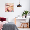 thumbnail image 3 of Stupell Industries Southwestern Pastel Cowgirl Gaze Beneath Hat Canvas Art, 17 x 17, by Kim Allen, 3 of 8