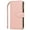 Rose Gold, variant on For iPhone 17E / 16E / SE4 Luxury Wallet Card ID Zipper Money Holder - Black