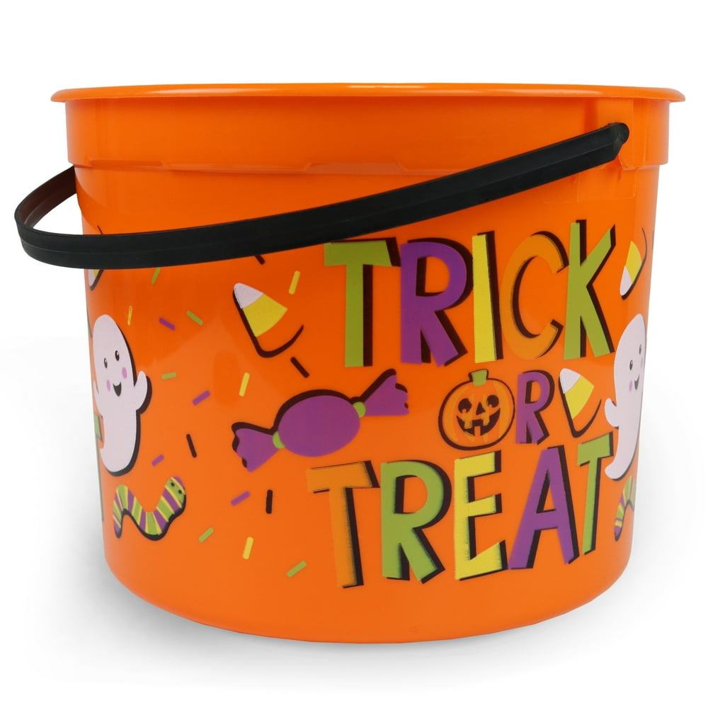 5QT Halloween Bucket, Trick or Treat