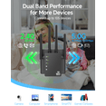 thumbnail image 6 of WiFi Extender Signal Booster for Home, Long Range Internet Booster with Ethernet Port, WiFi Repeater up to 12880 Sq Ft and 105 Devices, 6 of 11