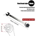 thumbnail image 3 of Standard Tubing Ratchet Open-End Wrench 72 Gears Repair Spanners Y2N6, 3 of 6