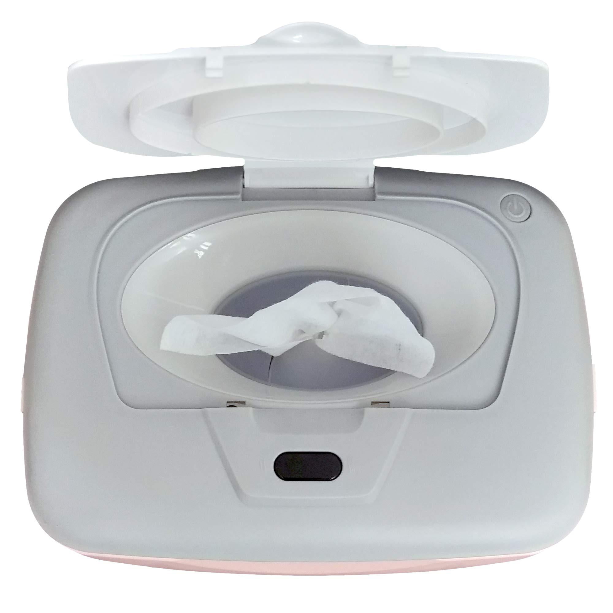 Only Available at Holder and Case Dispenser Baby Wet Wipe Warmer with Easy Press On//Off Switch