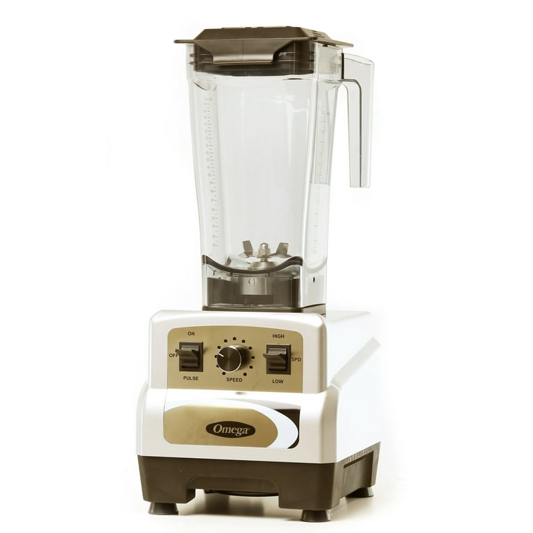 Omega OM6560S 3 Peak HP 11 Speed Blender with Pulse in Silver