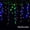Multicolor, variant on Christmas Lights Waterfall Outdoor Decoration 5M Droop 0.4-0.6m Led Lights Curtain String Lights Party Ggarden Eaves Decoration