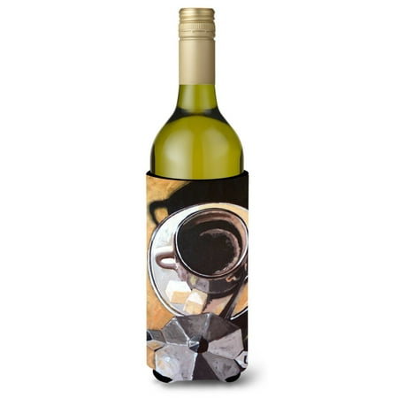 

Carolines Treasures ARA0086LITERK Coffee I by Roy Avis Wine Bottle Hugger Wine Bottle multicolor