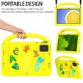 thumbnail image 5 of TECH CIRCLE Kids Case for Lenovo Tab M11 Android 13 Tablet 11" 2024, Cute Cartoon Case for Kids/Boys/Girls, with Kickstand & Handle & Pen Holder & Shoulder Strap, Protective Lightweight Case, Yellow, 5 of 9