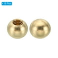 thumbnail image 3 of Unique Bargains M6*1 Thread Cap Nuts Knob 15 Pack Brass Ball Lamp Decoration Screw Caps Nut, 3 of 6