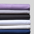 thumbnail image 3 of Fabdreams 4 Piece Organic Cotton Twin Size Sheets Set, 100% Cotton Cooling Sheets, 300 Thread Count, Percale Weave, Crisp & Breathable, GOTS Certified, Fits up to 17" (Light Blue), 3 of 7