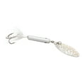 thumbnail image 5 of (2 pack) Rooster Tail, Flash White, Inline Spinnerbait Fishing Lure, 3/8 oz, 5 of 6