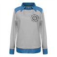 thumbnail image 4 of Endives Womens Sweatshirt Crown Shirt Long Sleeve Blouse Casual Lapel Denim Stitching Pullover Sweatshirt, 4 of 4