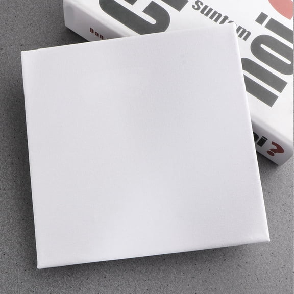 GOOHOCHY 20x20cm Large Blank Canvas Panels for Painting, Gouache, Acrylic, Oil, Professional Art Supplies