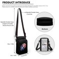 thumbnail image 6 of HELLHERO Shoulder Bags American Flag and Football Design 4.33x1.97x7.09 Double Layer Unisex for Outdoor Travel 2 Layers, 6 of 7