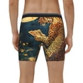 thumbnail image 4 of Rateoe Leopard Reading Tarot Cards Print Men’s Underwear Boxer Briefs Soft Comfortable Underwear Boxer Briefs, Long Leg Briefs,Anti-chafing Boxer Briefs, 4 of 7