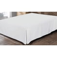 thumbnail image 2 of 16-Inch Drop Twin Size 39" x 75" Yellow Solid Bed Skirt Split Corner Pleated Style Easy Fit Easy Care 100% Egyptian Cotton 500 Thread Count, 2 of 3