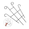 thumbnail image 6 of DEEPCRAFF Black Metal Garden Trellis with Iron Rods for Climbing Plants, Vines, Flowers, and, 6 of 8