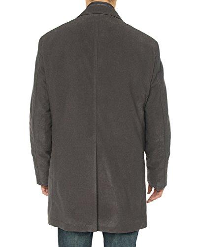 Mens Charcoal Gray Coat Luciano Natazzi Insulated Lining - image 4 of 5