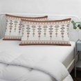 thumbnail image 4 of Southwest Geometric Queen Size Pillow Cover,Pillowcase Protectors with Zipper,Breathable Decorative Throw Pillow Case Cover,Western Boho Beige Grey Rustic Wooden Pillow Shams for Couch Sofa 20x30Inch, 4 of 8