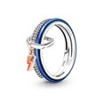 thumbnail image 5 of New 925 Silver Double Layer Rings Set Connector Link Charm Suitable For Original Pandora Me Ring DIY Women's Jewelry Gift Making, 5 of 5