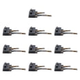 thumbnail image 1 of 10 piezas de clips de conexión de potencia digital para trenes modelo HO, escala 1/87 Gris, 1 of 9