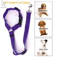 thumbnail image 5 of Gustave 2Packs Adjustable Pet Leash Seat Belt for Dogs and Cats, Nylon Seat Belt Strap, Dog Cat Seatbelt Harness for all Vehicles (Purple), 5 of 9