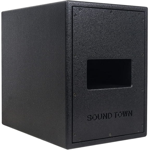 Sound Town Dual 8" 2000W Powered PA Subwoofer with Speaker Output, TWS Bluetooth, DSP, Plywood for Lounge, Club, Bar, Theater, Restaurant, Church (CARME-28SPW1.1)