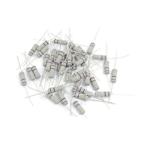 40pcs 100K Ohms OHM 2W Carbon Film Resistor 2 Watt 1%