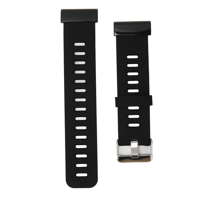 Adjustable Silicone Smart Watch Strap With Metal Buckle