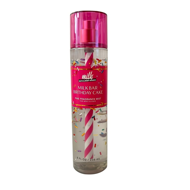 Bath & Body Works Milk Bar Birthday Cake Mist 8 fl oz 2 Pack