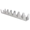 thumbnail image 4 of 1pc Iron Wire Kitchen Taco Stand Mexican Food Rack Shells for Hard Shell Tacos Oven Grill Holders Dishwasher Safe (Silver), 4 of 7