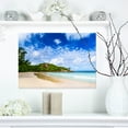 thumbnail image 1 of Seychelles Plage Tropicale Tranquille - Uvre d'Art Moderne sur Toile, 1 of 3