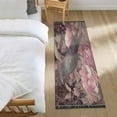 thumbnail image 2 of Wobogo Peony Crow Bedside Long Rug Delicate and Soft Modern Indoor Area Decor Non Slip Carpet for Bed Room Corridor Entrance Balcony, 2 of 8