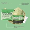 thumbnail image 5 of Green Tomato Clay Mask, Green Tomato Clay Mask Cleanser for Deep Cleansing, Oil Control and Pores Purifying, Brighten, Blackheads Dirts Removal, 5 of 5